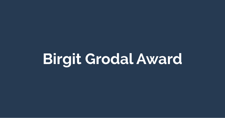 Birgit Grodal Award