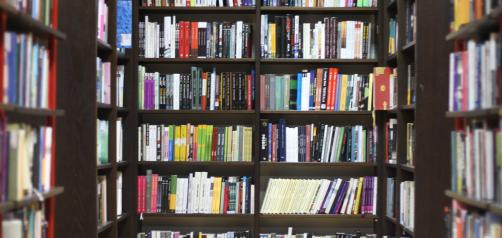 Library shelves